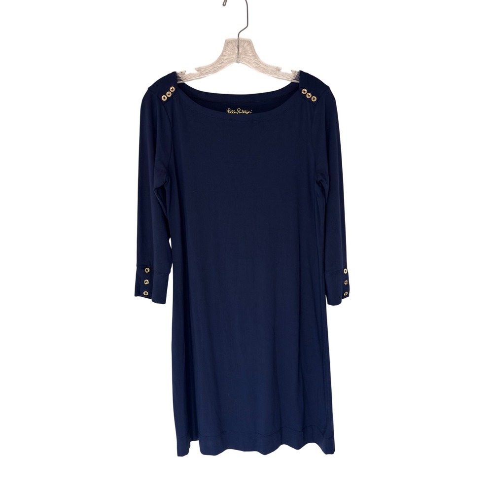 Lilly Pulitzer Sophie Dress UPF 50+ Blue‎ Casual Basic Vacation Resort Medium